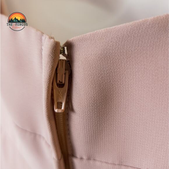 CHIFFON ALFRED ANGELO LOVES FIRST BLUSH Halter Neckline Sweetheart Dress Size 14 - Picture 16 of 16